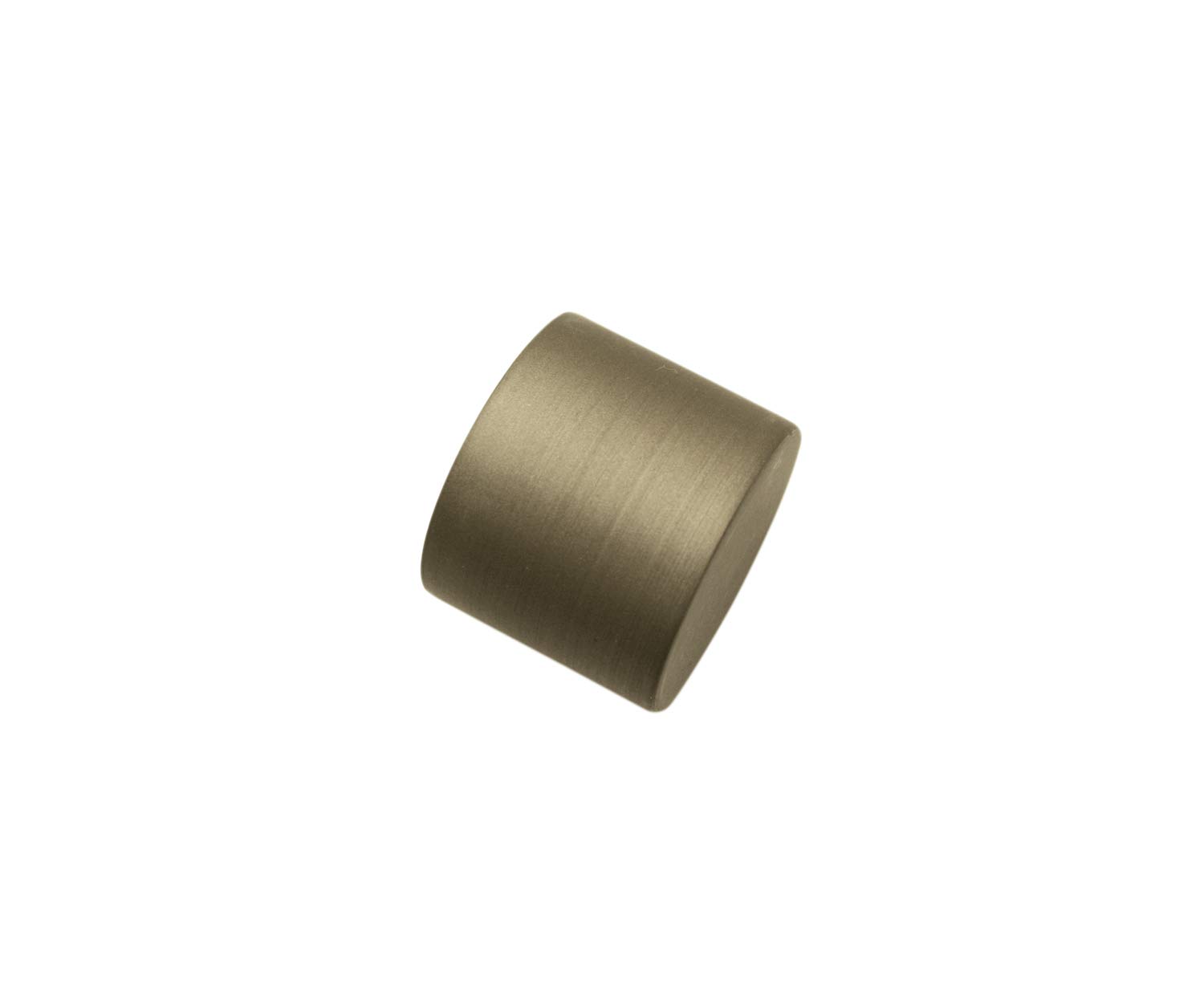 Gardinia Piece, 2 x End Caps, Metal, Cappuccino, for Curtain Technique, Diameter, Ø 19 mm