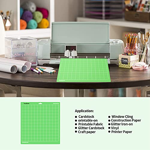 TransWonder Cutting Mats for Cricut, 7 Pack Cutting Mat 12x12(LightGrip