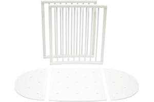 Stokke Sleepi Bed Extension, White - Extend The Sleepi Mini 55.5” to Create a Bed for Children Up to 5 Years - Mattress Sold 