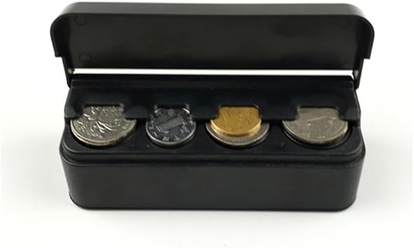 ZAMAC - Caja de monedas para coche con doble propósito ...