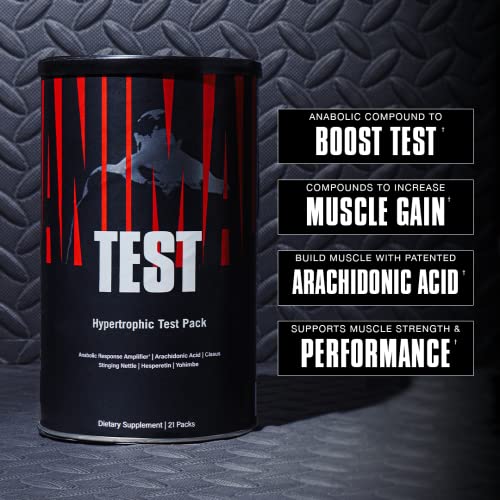 Animal Test Testosterone Booster For Men Arachidonic Acid, Yohimbe