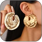 Vintage Statement Large Earrings for Women Chunky Irregular Geometric Dangle Earring Party Prom Earrings