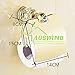 AUSWIND Antique Gold Toilet Paper Holder Polish Crystal & Brass Toilet Paper Holder Wall Mounted Bathroom Accessories