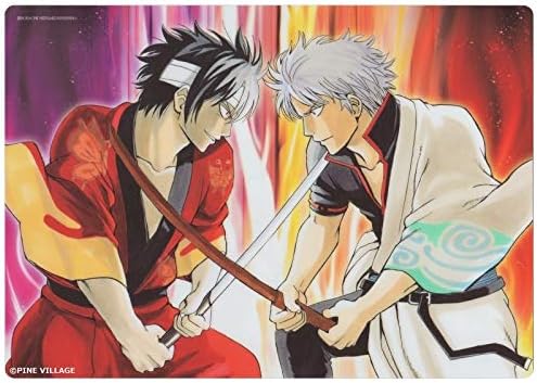 Amazon グッズ ジャンプフェスタ16先行販売 銀魂 下敷き Ae4 Jf16 第五百十二訓 扉絵 第五百二十三訓 扉絵 高杉晋助 坂田銀時 志村新八 神楽 定春 近藤勲 土方十四郎 沖田総悟 桂小太郎 エリザベス Jump Shop ジャンプショップ Animate