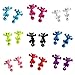 MengPa Cute Cartoon Small Cat Unique Stud Earrings for Women Girl (Mix 10 Pair)
