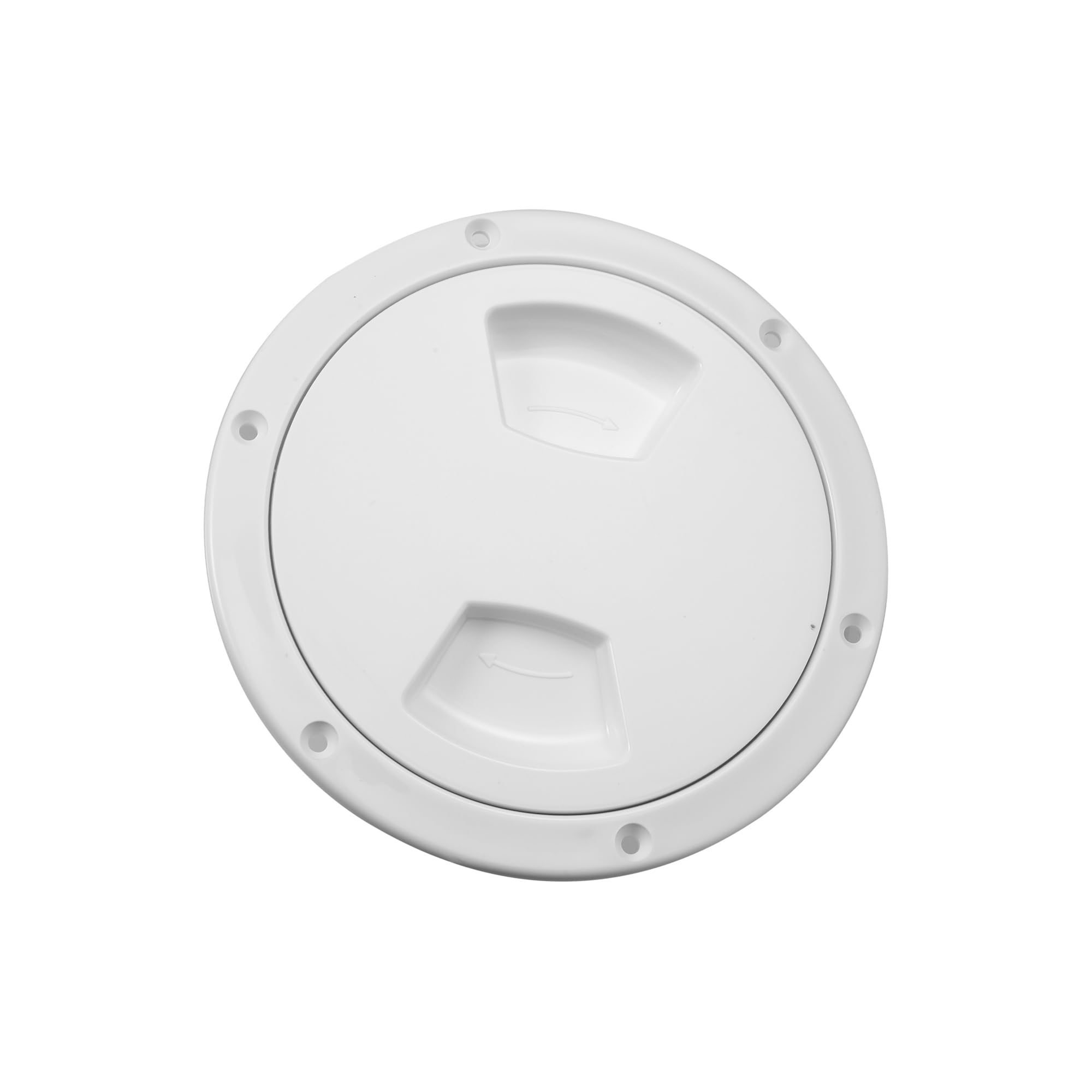 Motoforti 5" Boat Inspection Deck Plate Hatch Marine Hatch Deck Plate White Long-lasting