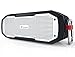 Honstek K9 Wireless Portable Speakers Bluetooth V4.2 with Waterproof IPX7, 20 Watt DSP Stereo Bass Sound, Supports 16 Hours Playtime for Cycling, Swimming, Hiking, Beach, Golf, Outdoors (Black)