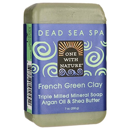 One With N 6 Piece French Clay Soap, Green, 7 Ounce