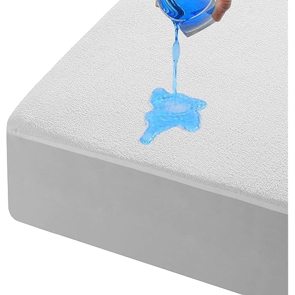 Comfy Nights 30cm Deep Terry Towel Waterproof Fitted NON NOISY Sheet Mattress Protector - Double