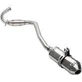 YC Yier 38mm 1.5" Racing Exhaust Pipe and Muffler Full System for CRF70F CRF70 XR70 CRF 70 CRF110F Motorcycle Dirt Pit Bikes 70cc 90cc 110cc 125cc 140cc 150cc SSR Apollo RFZ 140 Thumpstar Taotao DB17