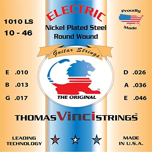 Vinci 10-46 Light Special Nickel Plated Steel Electric Guitar Strings Made in U.S.A.