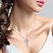 Sterling Silver Cubic Zirconia Open Loop Celtic Knot Cross Pendant Necklace 18