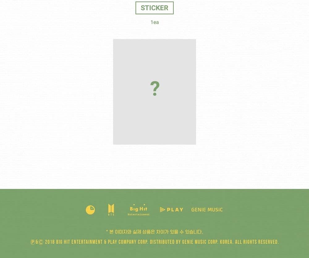 Amazon Com 2018 Bts Exhibition Book Photobook 7photos Sticker