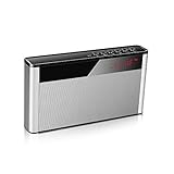 Breezelife Bluetooth Speaker with 12-Hour Playtime & Built-in Mic FM radio,10W Dual-Driver Portable Wireless Stereo Speakerphone