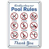 Kindly Obey Our Pool Rules - Swimming Pool Sign - 10