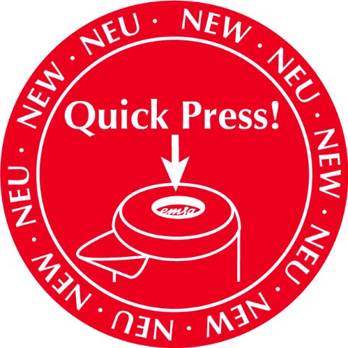 Garrafa Térmica de 1 Litro Quick Press Samba Emsa Branca