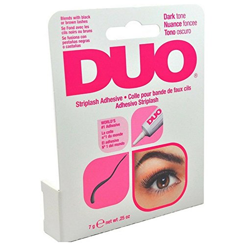 Duo Water Proof Eyelash Adhesive, Dark Tone 1/4 oz (Pack of 3)