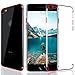 DTTO for iPhone 8 Case, iPhone 7 Case, [Lightening Series] Clear Style Slim Fit Soft Gel TPU Bumper Anti-Scratch Cover Electronic Engraving Apple iPhone 4.7 Inch Case for iPhone 7/8, Bright Red