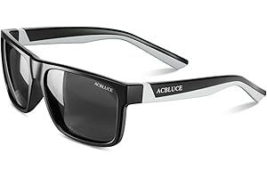 ACBLUCE Kids Polarized Sunglasses Sport Child Youth Baseball Running Rubber for Boys Girls Age 6-12 TPEE Unbreakable Frame