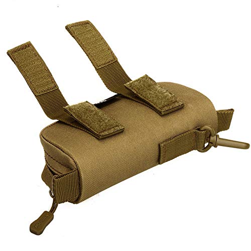 Efanr Eyeglasses Case MOLLE Modular Hardshell Sunglasses Case Tactical Zipper Eyeglass Holder Stand with Clip - Thumbnail 3