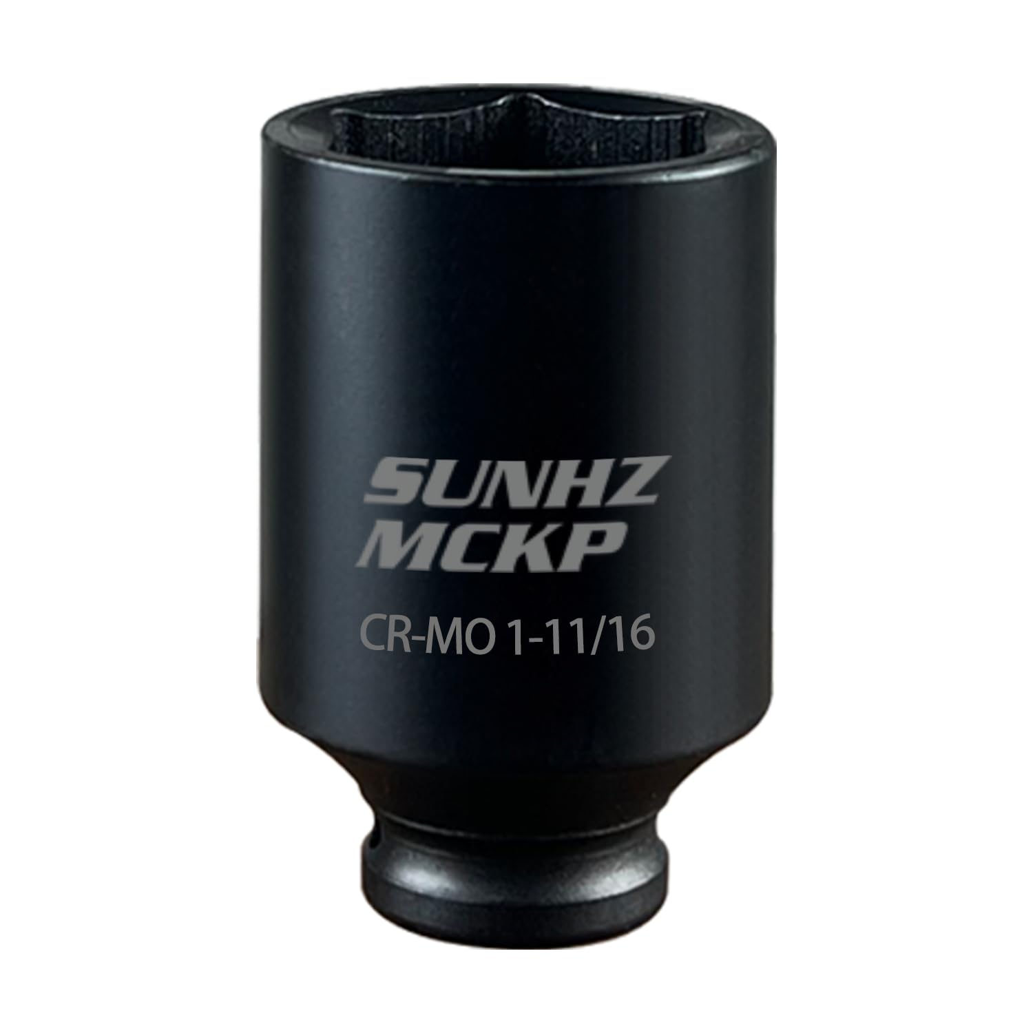 Photo 1 of SUNHZMCKP 1/2" Drive Impact Socket, SAE 1-11/16 In Deep 6 Point, CR-MO, Axle Nut Impact Grade for Easy Removal