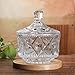 Jomop Candy Jar Sugar Bowl Glassware (16 oz)