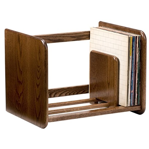 Spin-Clean Stackable Record Rack (Dark Oak)
