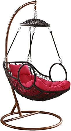 Amazon Com L Qq Pvc Rattan Woven Swing Chair Hanging Chair Sofa