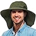 Tirrinia Neck Flap Fishing Safari Cap for Men & Women, Wide Brim Sun Hat for Outdoor Hiking, Camping, Gardening, Lawn Field Work