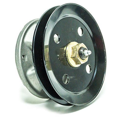 3PK Spindle Assembly w/Pulley for John Deere Mowers Replaces AM121342, AM121229