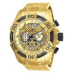 Invicta-Mens-Pro-Diver-Quartz-Watch-with-Gold-Tone-Stainless-Steel-Strap-26-Model-25854