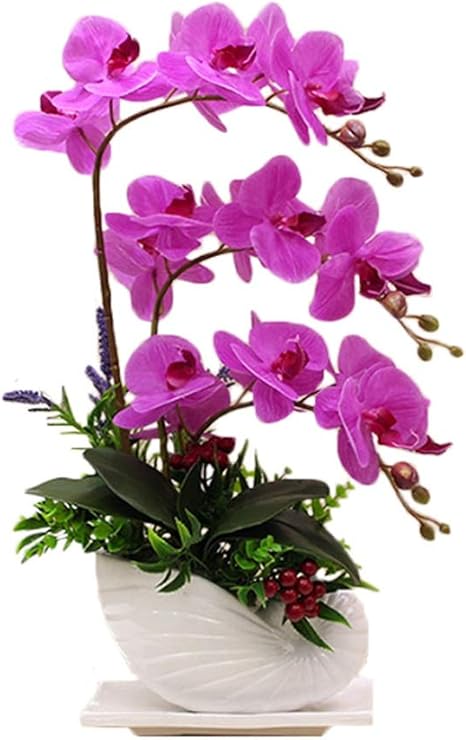 Amazon Hxf フェイクフラワー造花胡蝶スーツリビングルームのフェイクフラワー装飾花飾り鉢植えの装飾 ファッション 造花 オンライン通販