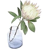 Calcifer 1 Pcs 75 CM The King Protea (Protea Cynaroides) Artificial Flowers Plants for Home Garden Wedding Party Decoration (Beige, 1)