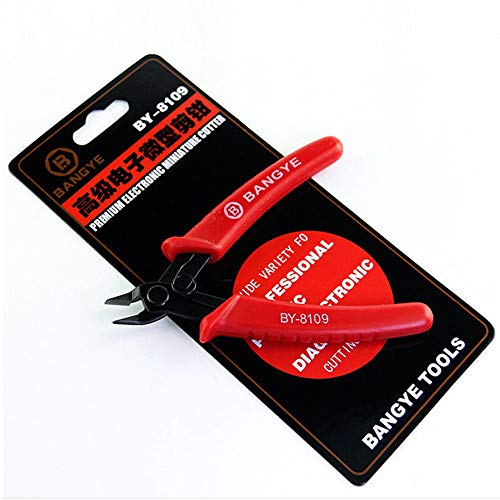 Wire Cutter - Flush Cutter Micro Shear Wire Cutters Precision Side Cutters 45 Degree for Electronics Aluminum Jewelry 3D Printer, 5inch