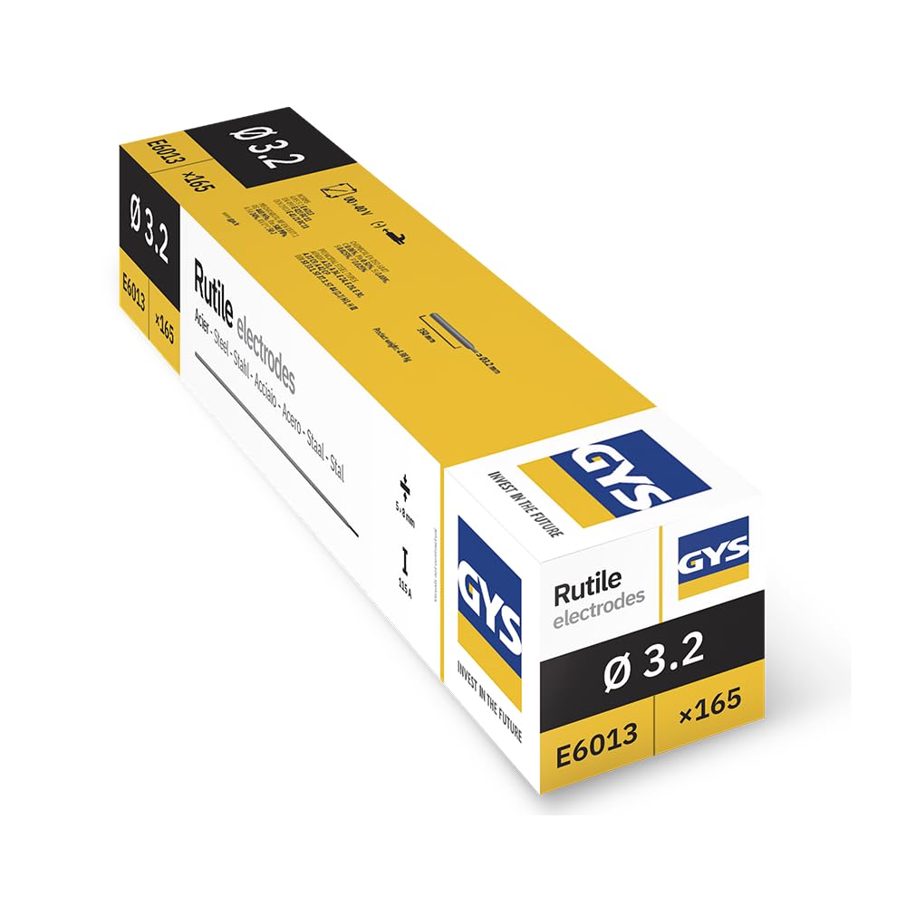 GYS - 085046 - GYS E6013 Ø3.2 Rutile Electrodes (x165 Pack)