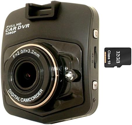 Dash Cam with FREE 32Gb Memory 1080p HD Video Car Camera 2.5" LCD Screen HDMI AVI Records 3 Hrs