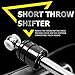 RYANSTAR Car Short Shifter Quick Gear Shifter Compatible with BMW E30 E36 E39 M3 M5 Z3 325 (Black)