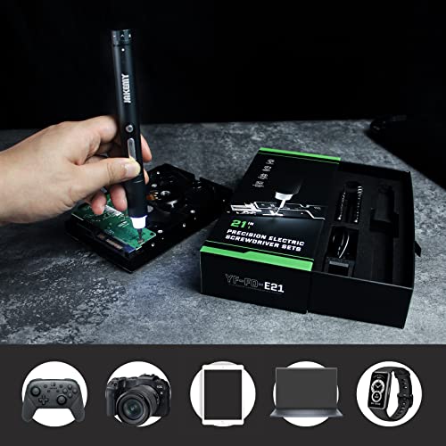 JAKEMY Mini Electric Screwdriver, 3 Gears Torque Adjustable Precision