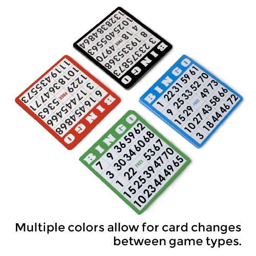 100 Bingo Cards, Mixed Colors - Family Bingo Game Educational Learning Resource - Kids Classroom Toys - Thumbnail 6