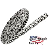 50 SS Stainless Steel Roller Chain 10 Feet with 1 Connecting Link