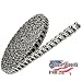 50 SS Stainless Steel Roller Chain 10 Feet with 1 Connecting Link