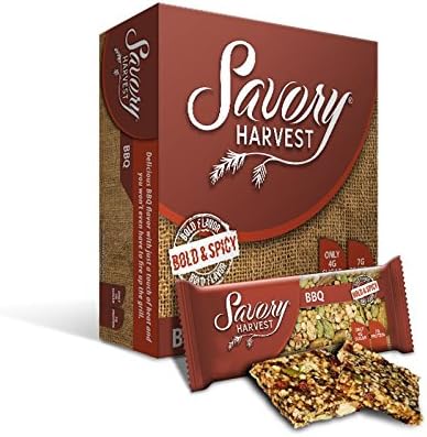 Savory Harvest Unsweet Snack Bar, BBQ &amp; Cheddar