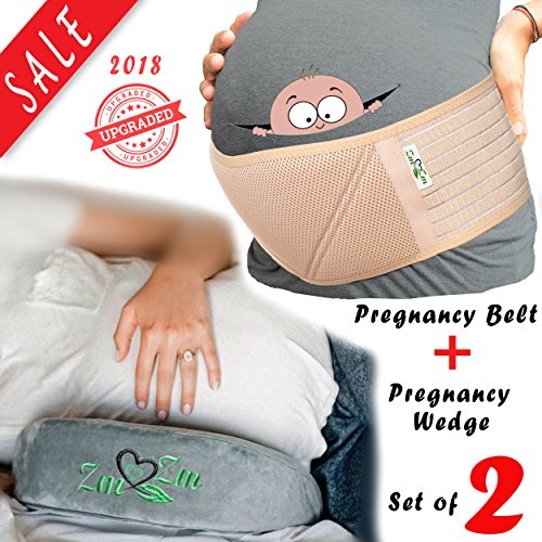 #1 top recommended maternity belt & wedge pillow se…