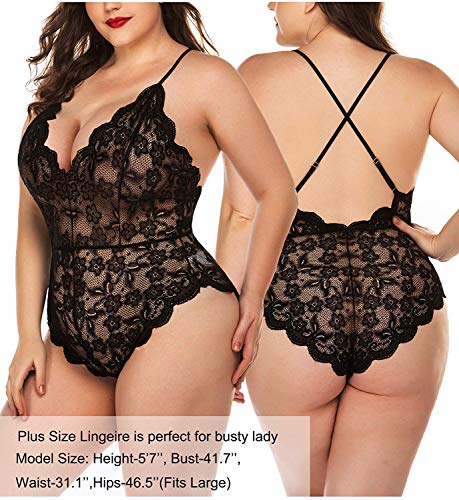 2 Avidlove+Lingerie+Babydoll+Bodysuit+Romper