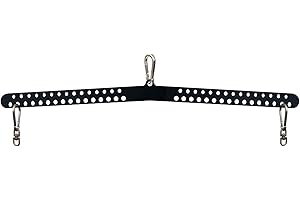 KORIKAHM Multi-Grip LAT Pull Down Bar for Home Gym Fitness, Spreader Plate LAT Pulldown Attachments for Pulley System Cable Machine, Double to Single Cable Attachment Exercise Handle