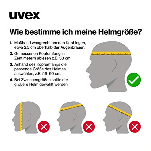 uvex Race 7 - sicherer Performance-Helm für Damen und Herren - individuelle Größenanpassung - extra Aufprall-Schutz - Black - 56-61 cm 5
