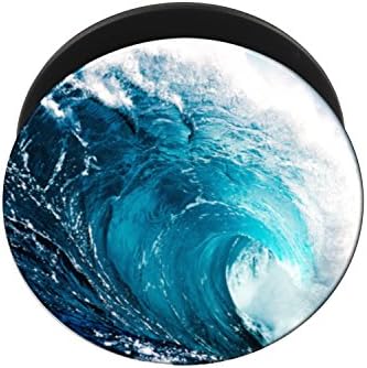 Smart Phone Expanding Stand and Grip - Cell Phone accessories (Galaxy S7, S7 Edge, iPhone SE / 6 / 6+ /6S / 7 /7+) and tablet devices (Amazon Fire, iPad / IPad Mini (Ocean Wave)