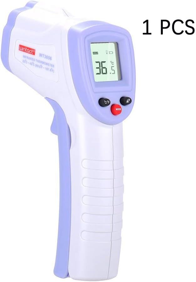 Mazurr Infrared Forehead Digital Thermometer Gun for Baby and Adults, No Touch Instant Results(1PCS)