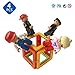 Magblock Magnetic Figures 4 Pieces Set Compatible with Magnetic Tiles-Magnetic Blocks-Magnet Toys for Kids Toddlers Gift Toys
