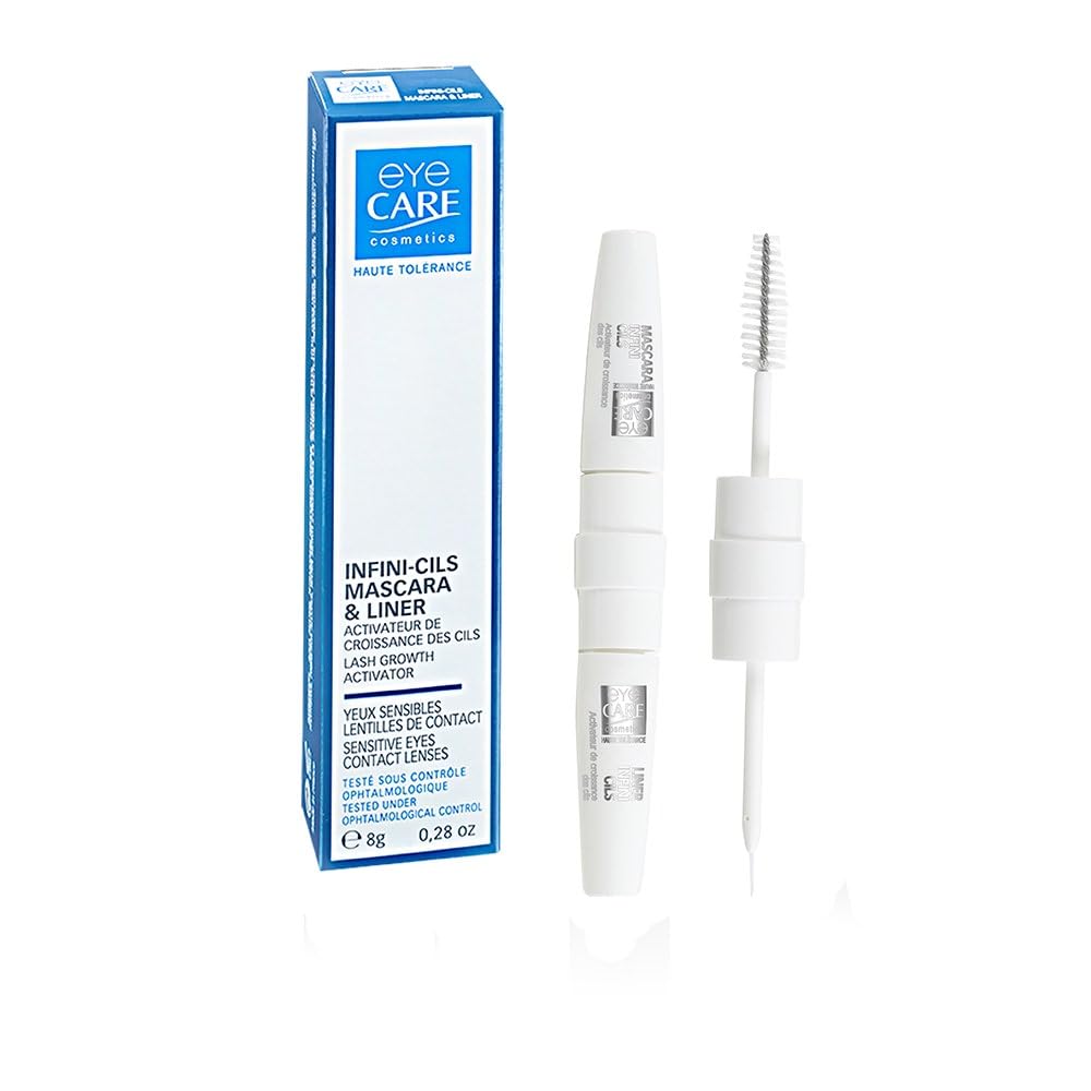 CONTAPHARM Infini-Cils Mascara & Liner, 8g - Organic, Lengthening and Conditioning
